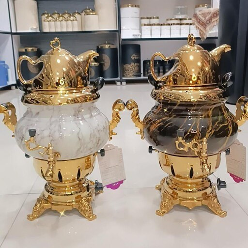 سماور سبحان سه کاره طرح سنگی