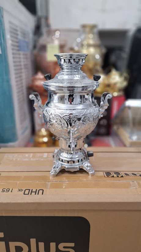 سماور تنوره دار البرز 6 لیتری