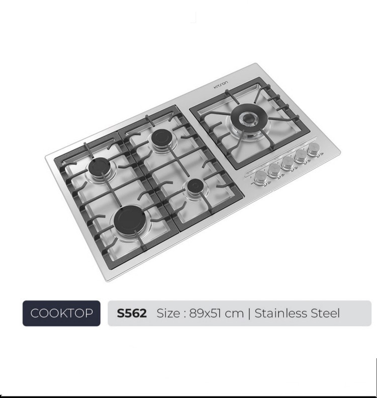 اجاق گاز صفحه ایKITSON استیل مدل S562