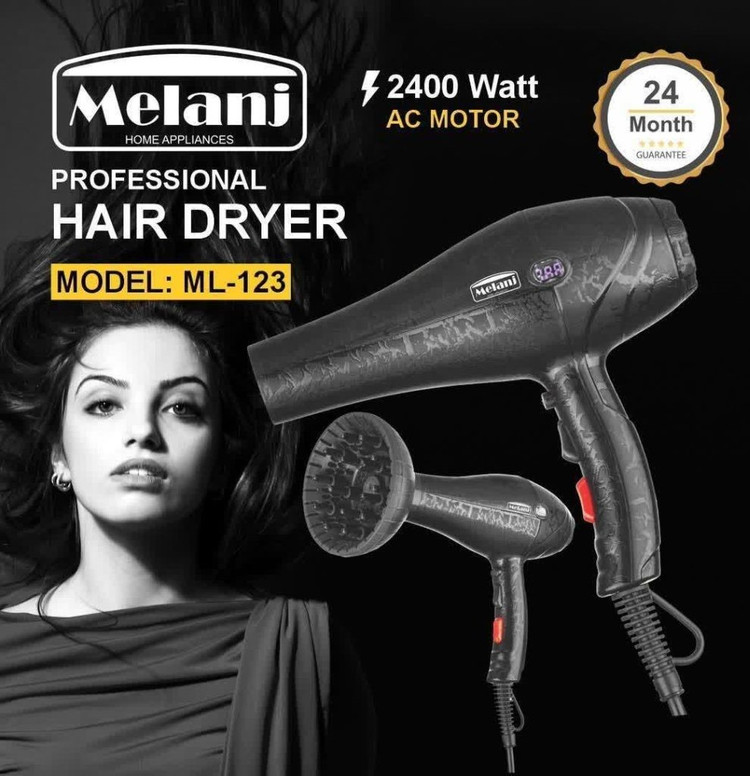 سشوار حرفه ای برند ملانژ مدل ML-123